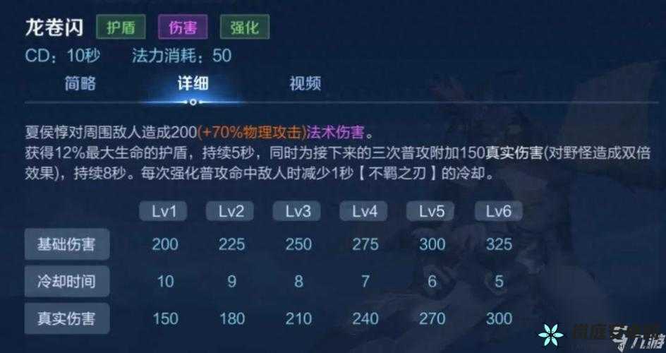 王者荣耀夏侯惇3V3攻略：掌握战局的关键技巧