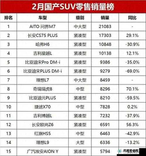 尺码最大国产 SUV 引领大型 SUV 市场