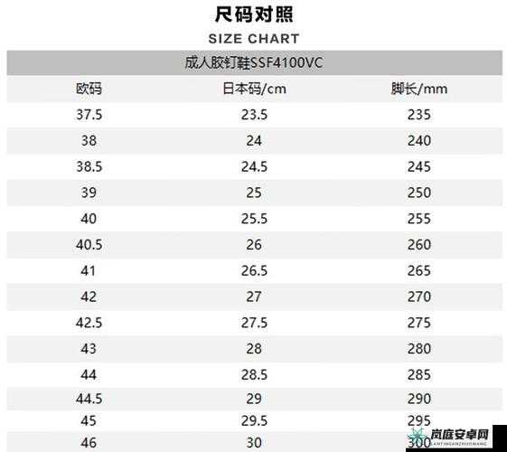 欧洲尺码日本尺码专线中老年新标准发布及相关内容